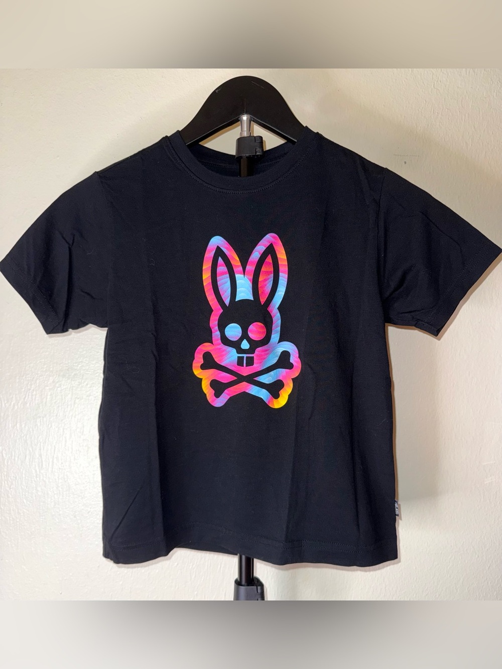 Psycho Bunny Kids' Montgomery graphic t-shirt, size 7/8, like new